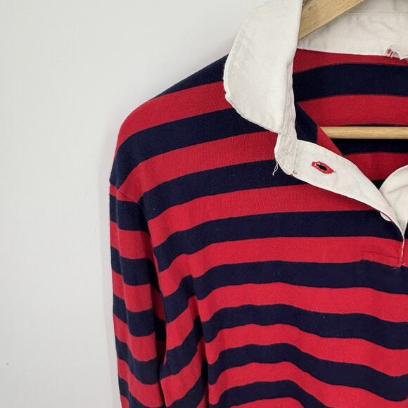 Levi's Red and Blue Striped Blouse - Picture 3 of 5